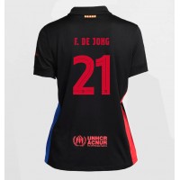 Barcelona Frenkie de Jong #21 Bortatröja Dam 2024-25 Kortärmad